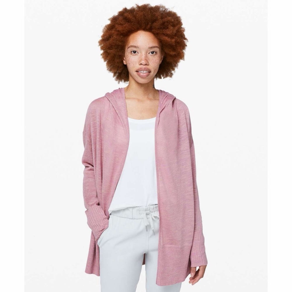 Lululemon Calm and Collected Wrap - Heathered Vintage Mauve